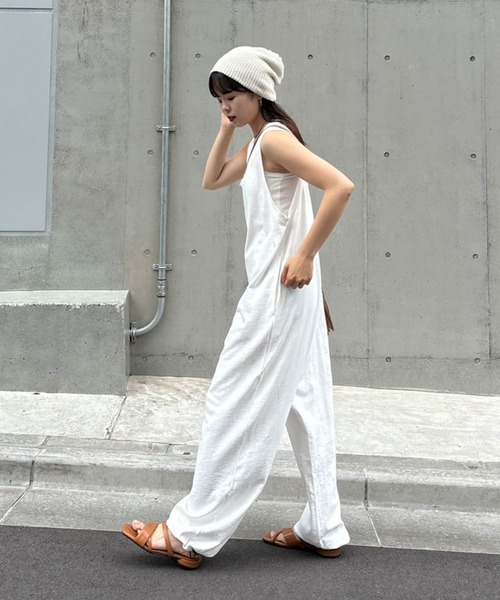 WILLOW サロペット オーバーオール 「willow」「新色追加」スラブ裏毛