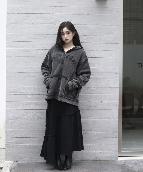 VEILA パーカー ダメージ パーカー レディース : ZOZOTOWN Yahoo!店