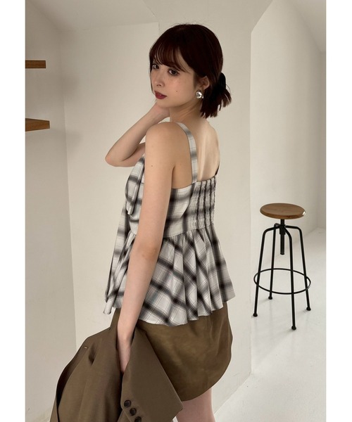 FRAY I.D（フレイ・アイディー） キャミソール オンブレラメチェック