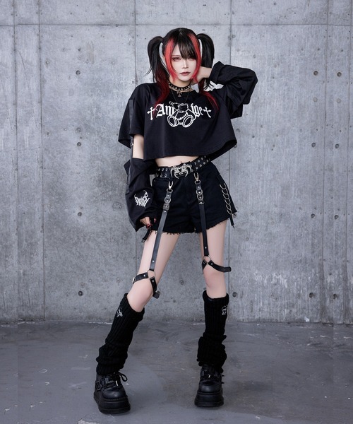 Amilige（アミリージュ） パンツ ガータベルト付きリングショート