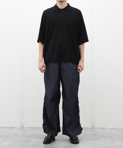 スラックス 「GABRIELA COLL GARMENTS」ULTRA FINE DENIM DRAPED