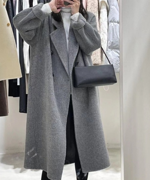 cammie コート チェスターコート ダブル チェスターロングコート