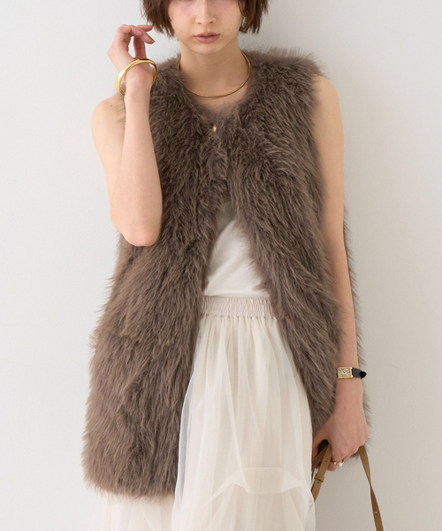 ROUGE VIF Sophie ベスト ジレ 「一部店舗限定」エコファーベスト