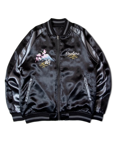 JACKROSE（ジャックローズ） スカジャン YOIDORE 舞妓と犬 浮世絵