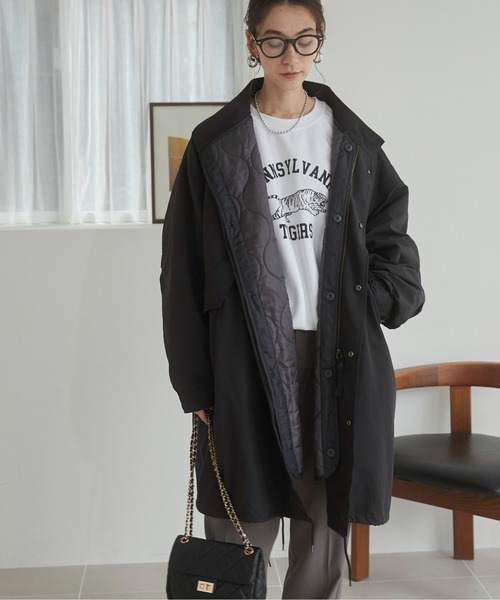 ANGIE モッズコート コート 「ライナーSET」モッズコート レディース