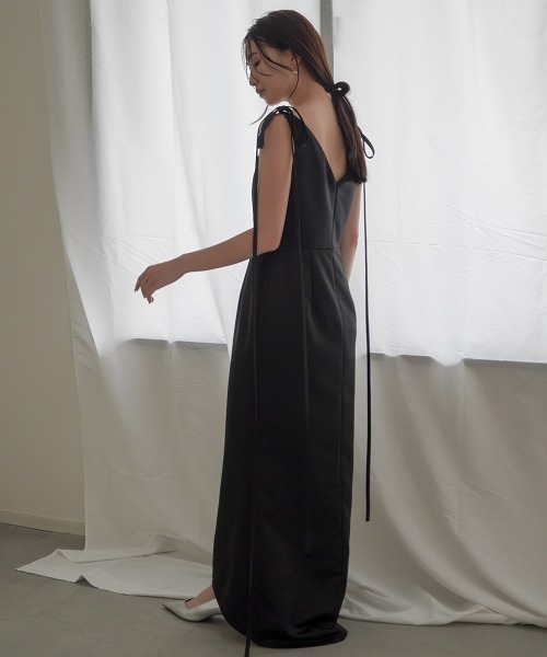 kaene（カエン） ドレス サテンリボンドレス「white collection