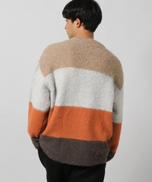 LAKOLE（ラコレ） セーター ニット カラーブロックニットプルオーバー