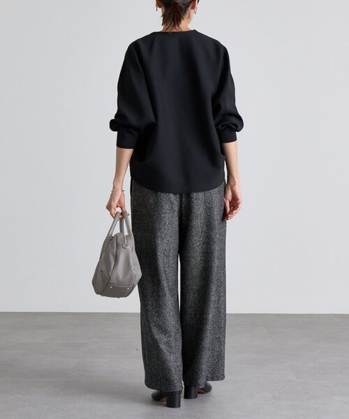 BEARDSLEY（ビアズリー） パンツ ウエストリブネップツイードパンツ