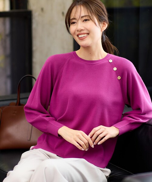 Reflect（リフレクト） ニット セーター 「ゆったり着られる」ラグラン