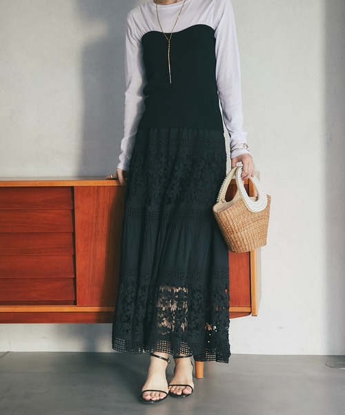 La boutique Bonbon（ラブティックボンボン） スカート コットンレース