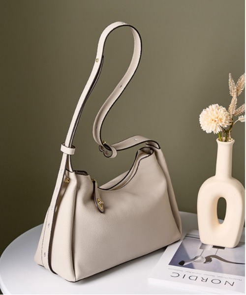 ハンドバッグ 「NiiNa」「高品質牛革」2wayワンハンドルクロススクエア