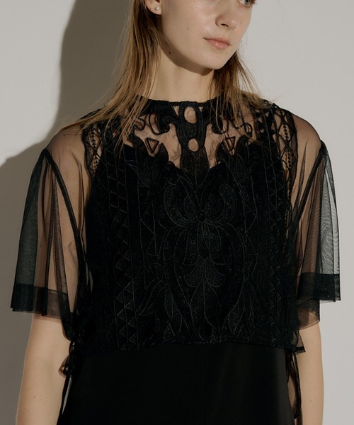 LE'RURE パンツドレス Jacquard lace pants dress : ZOZOTOWN Yahoo!店