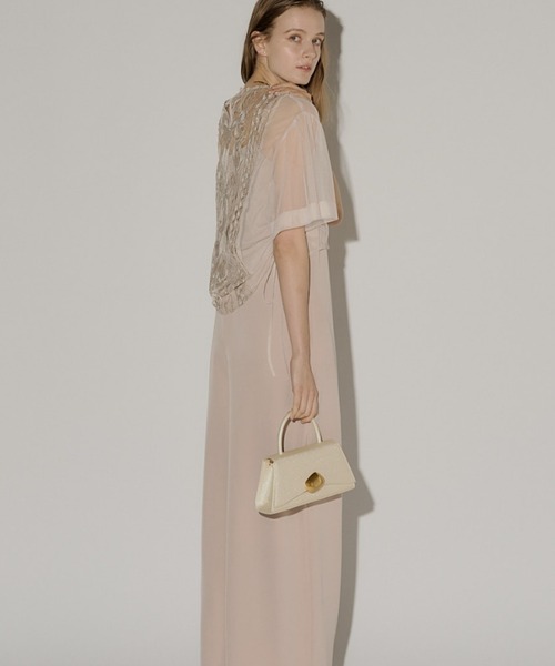 LE'RURE パンツドレス Jacquard lace pants dress : ZOZOTOWN Yahoo!店