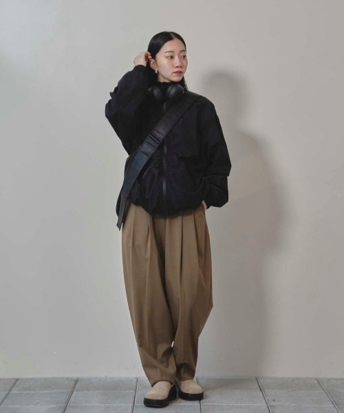 TODAYFUL パンツ Tapered Tuck Trousers レディース : ZOZOTOWN Yahoo