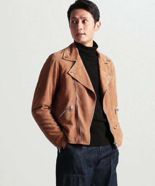 TOMORROWLAND（トゥモローランド） 革ジャン ライダース 「別注」DENIM