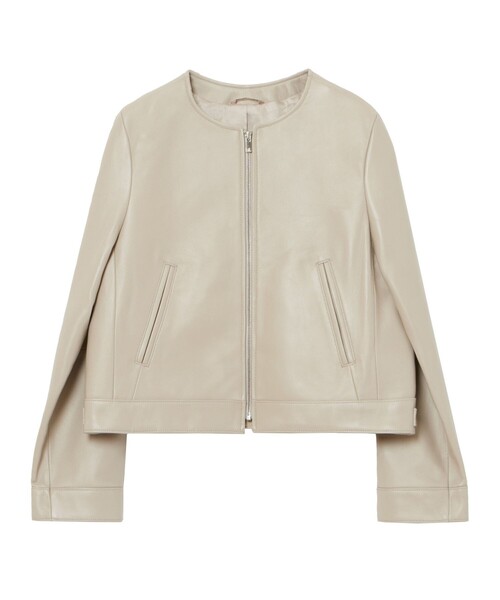 ANAYI（アナイ） レザージャケット ライダース ラムレザーファスナー