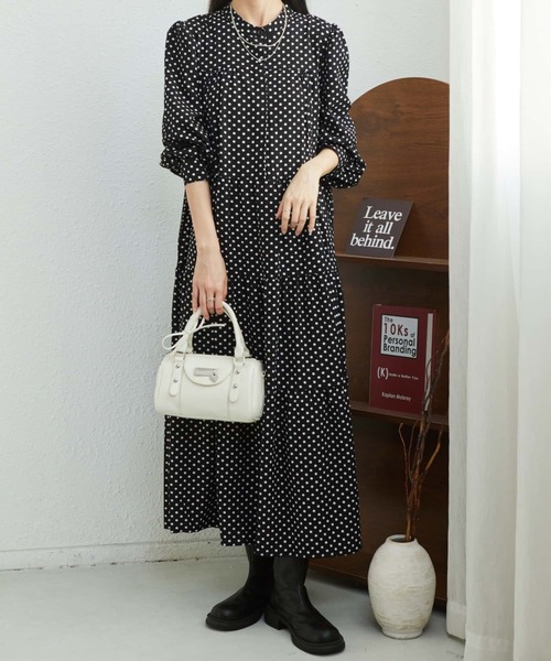 MAISON DE THERESE（メゾン ド テレーズ） ワンピース ドット水玉柄