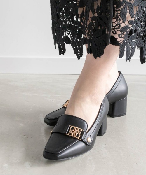 RANDA（ランダ） ローファー 2WAY モノグラムローファーシューズ