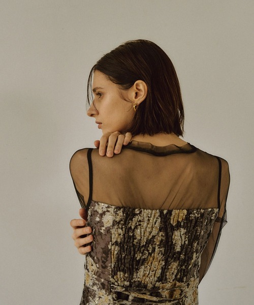 LE'RURE ドレス Meandering Jacquard pencil dress : ZOZOTOWN Yahoo