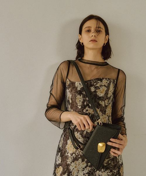 LE'RURE ドレス Meandering Jacquard pencil dress : ZOZOTOWN Yahoo