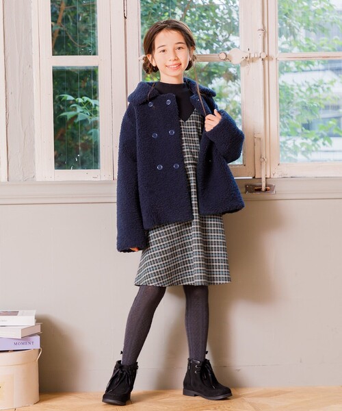 組曲（KUMIKYOKU） ワンピース 「110-140cm」チェック ワンピース