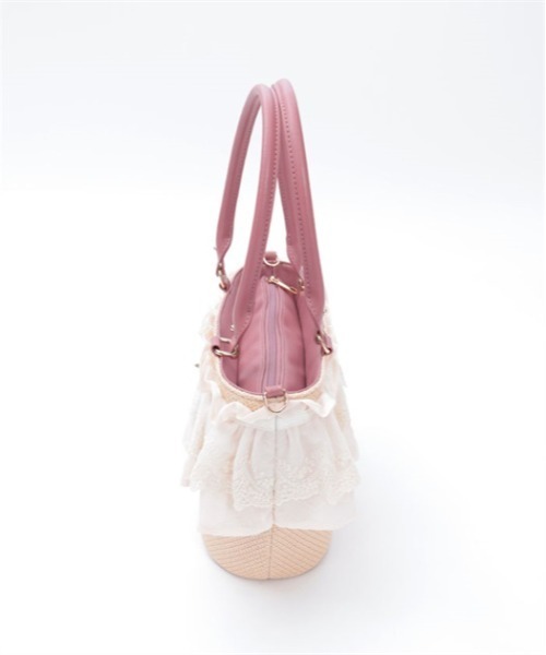 axes femme（アクシーズ ファム） トートバッグ レースフリルかご