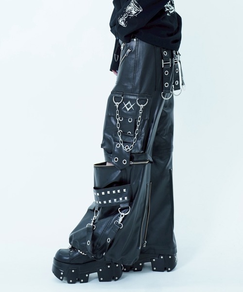 REFLEM（レフレム） パンツ 「REFLEM/レフレム」2WAYワイドボンテージ