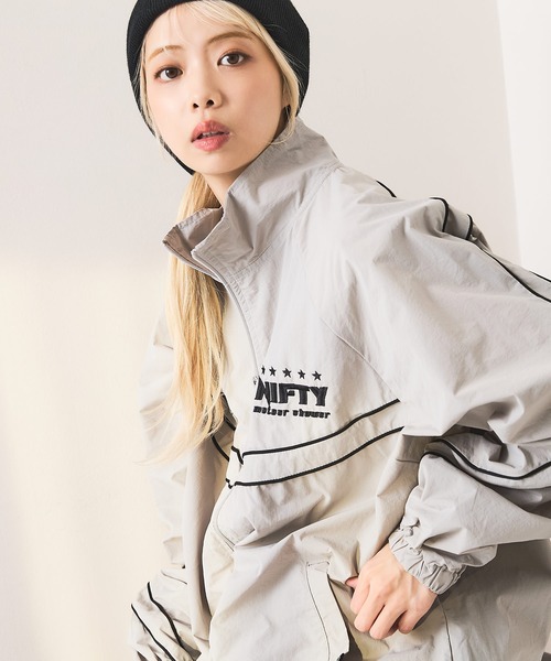 savier ナイロンジャケット 「SAVIER/サビアー」フロント バック 袖