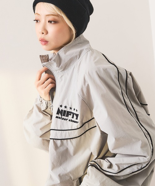 savier ナイロンジャケット 「SAVIER/サビアー」フロント バック 袖