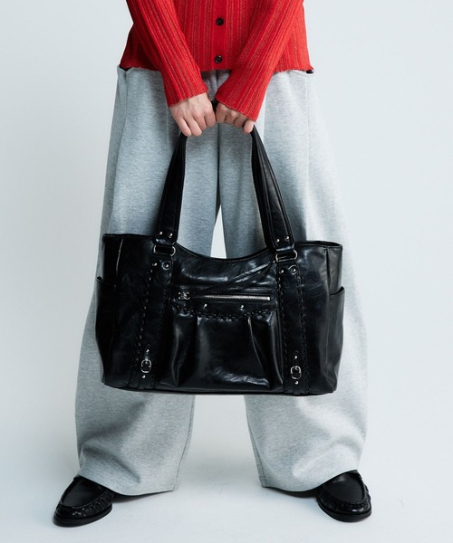JEANASIS（ジーナシス） トートバッグ アンティークスタッズトートBAG