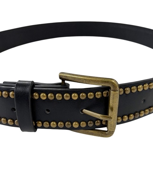 Port（ポート） ベルト ヴィンテージ ライク スタッズ レザー ベルト