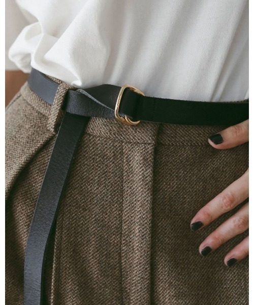 anuke（アンヌーク） ベルト anuke Double Backle Belt レディース