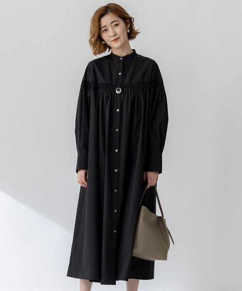 ワンピース 「洗える」コンパクトライトクロス ピンタック : ZOZOTOWN