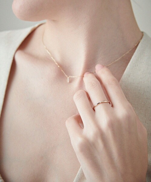 ete（エテ） 指輪 リング 「レイヤード」 K10YG ダイヤモンド リング