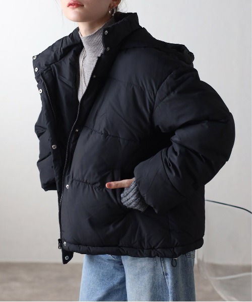 TRIANGLE PALETTE ダウンコート ダウンジャケット フード付き 中綿