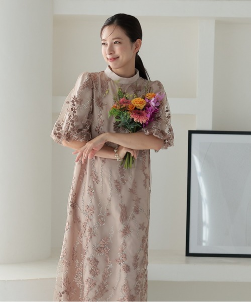 PREFERIR（プレフェリール） ドレス チュール刺繍 Aライン結婚式