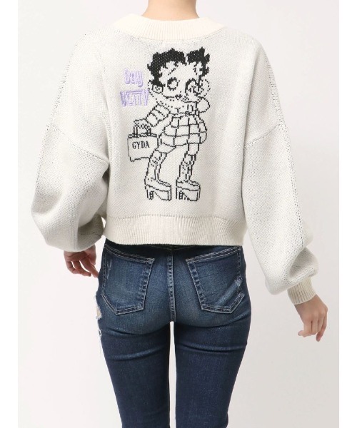 BETTY BOOP（ベティ ブープ） ニット セーター BETTY×GYDA shortニット