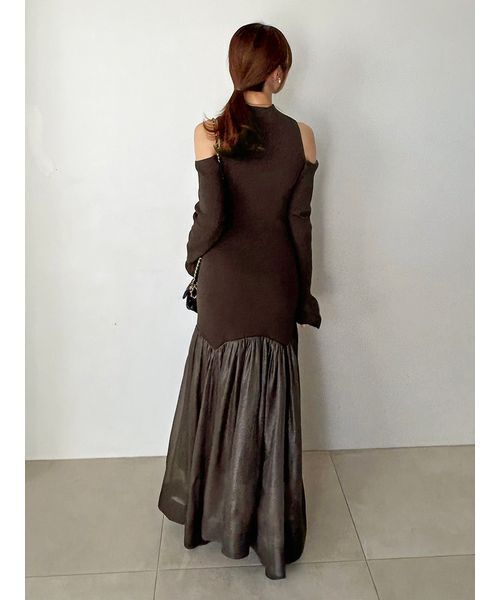 SNIDEL（スナイデル） ワンピース Sustainableコールドショルダー