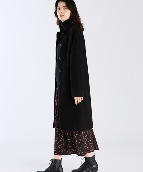 agnes b.（アニエスベー） コート アウター ウール ジャージー