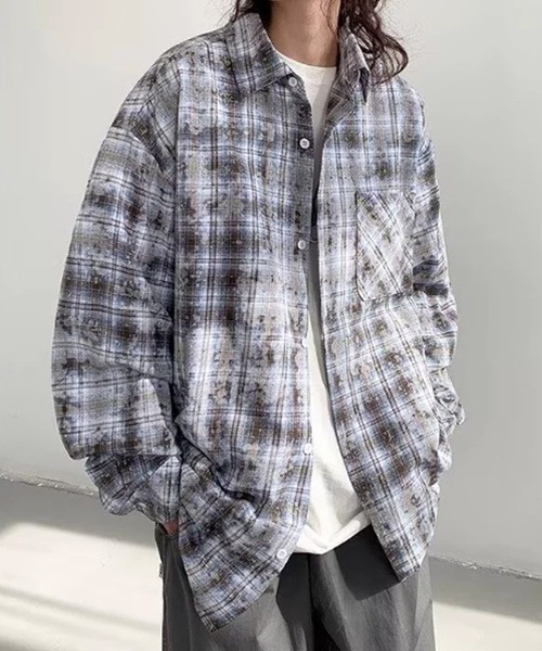 ALL RUNS シャツ Vintage Finish Check Shirt / ヴィンテージ加工