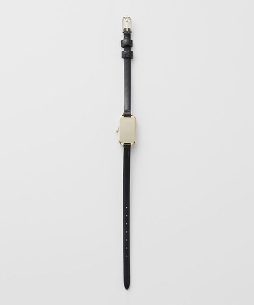 agete（アガット） 腕時計 スクエアフェイス革ベルトウォッチ