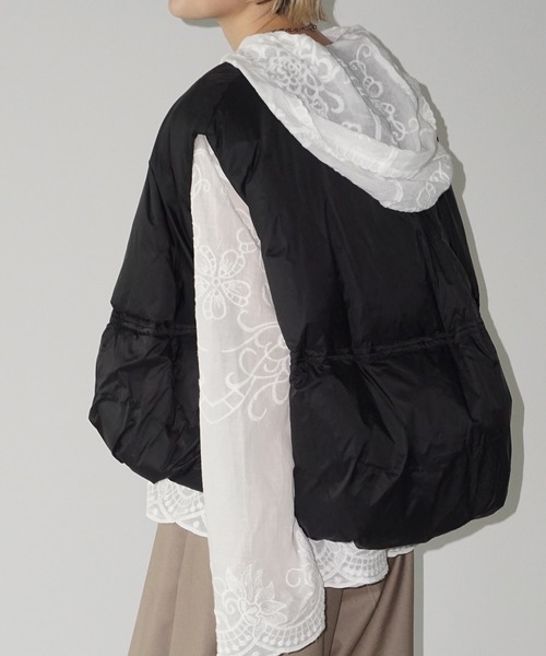 chuclla（チュクラ） ダウンベスト ベスト ラウンドボリューム ダウン