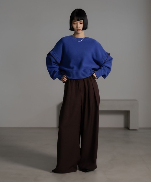 LOWRYS FARM（ローリーズファーム） パンツ ウールライクイージー