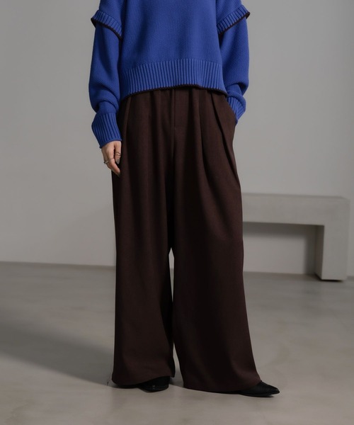 LOWRYS FARM（ローリーズファーム） パンツ ウールライクイージー