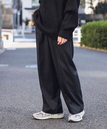 BEAMS HEART（ビームス ハート） スラックス 「3色展開」ポリエステル