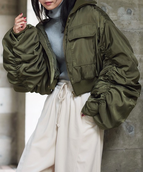 heve カーキ cloud blouson ブルゾン heve ヘイブ cloud blouson
