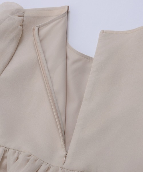 Fit more（フィットモア） クリンクルシアーオーガンジーボリューム