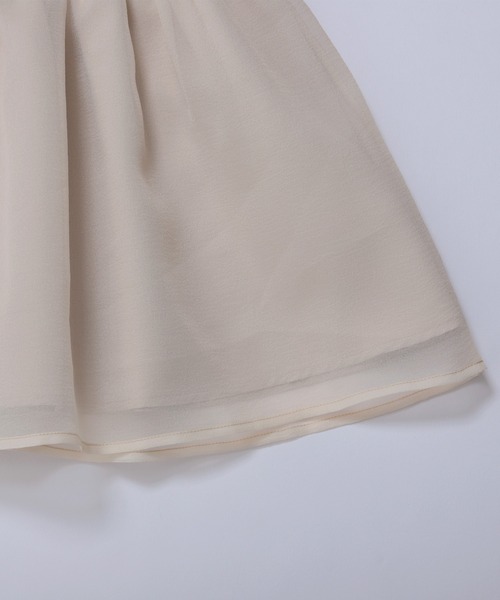 Fit more（フィットモア） クリンクルシアーオーガンジーボリューム