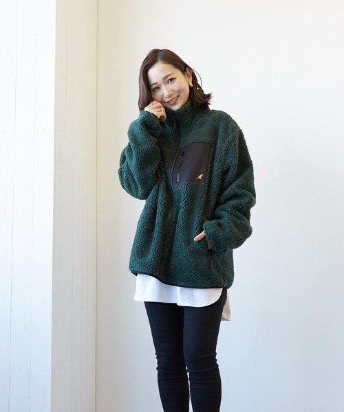 KANGOL（カンゴール） ブルゾン アウター KANGOLhigh neck BOA jacket