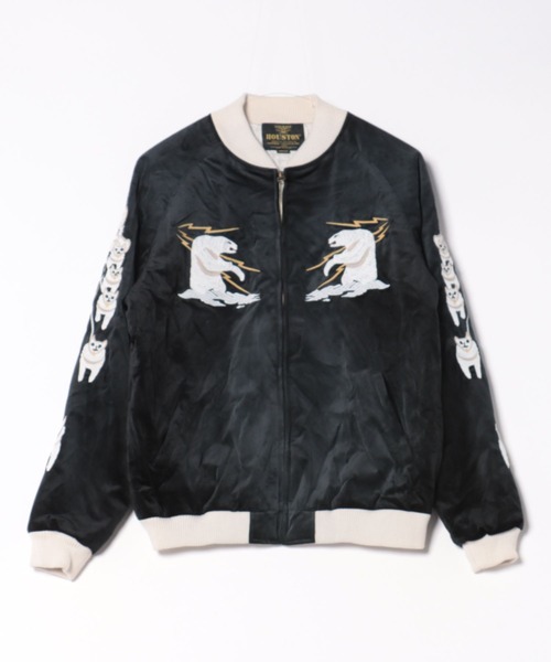 HOUSTON（ヒューストン） スカジャン ヴィンテージ加工スカジャン